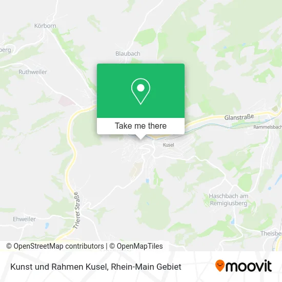 Карта Kunst und Rahmen Kusel