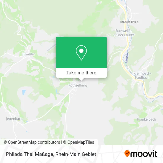 Карта Philada Thai Maßage