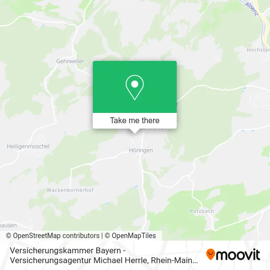 Карта Versicherungskammer Bayern - Versicherungsagentur Michael Herrle