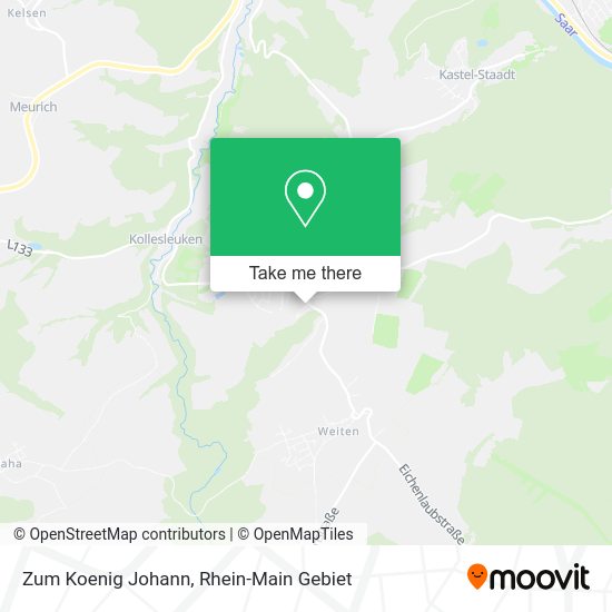 Карта Zum Koenig Johann