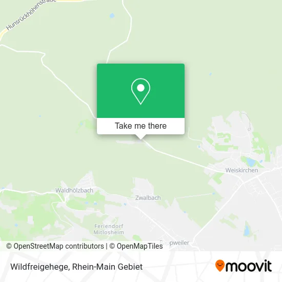 Карта Wildfreigehege
