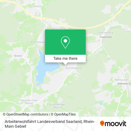 Карта Arbeiterwohlfahrt Landesverband Saarland