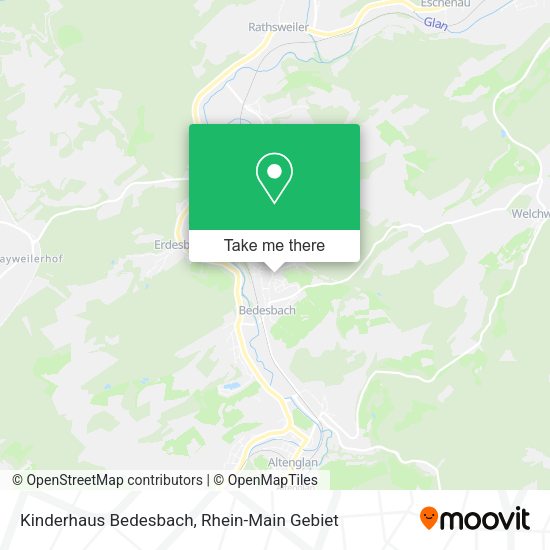 Карта Kinderhaus Bedesbach