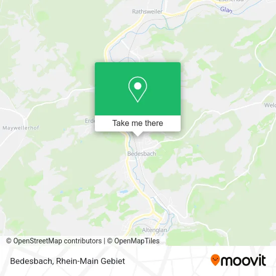 Карта Bedesbach