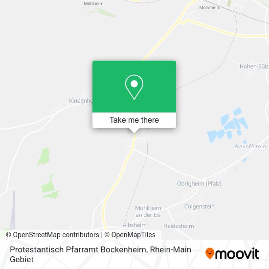 Карта Protestantisch Pfarramt Bockenheim