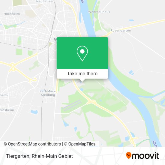 Карта Tiergarten