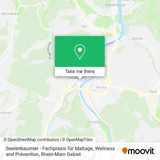 Карта Seelenbaumler - Fachpraxis für Maßage, Wellness and Prävention