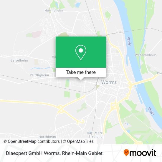 Карта Diaexpert GmbH Worms
