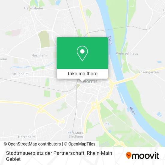 Карта Stadtmauerplatz der Partnerschaft