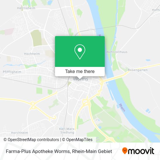 Карта Farma-Plus Apotheke Worms