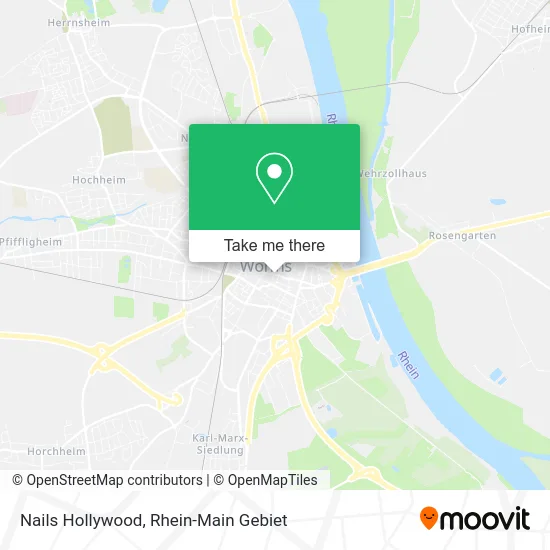 Карта Nails Hollywood