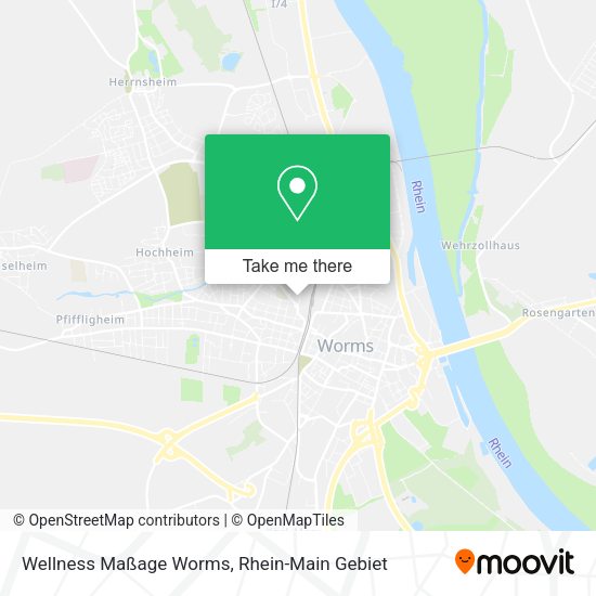 Карта Wellness Maßage Worms