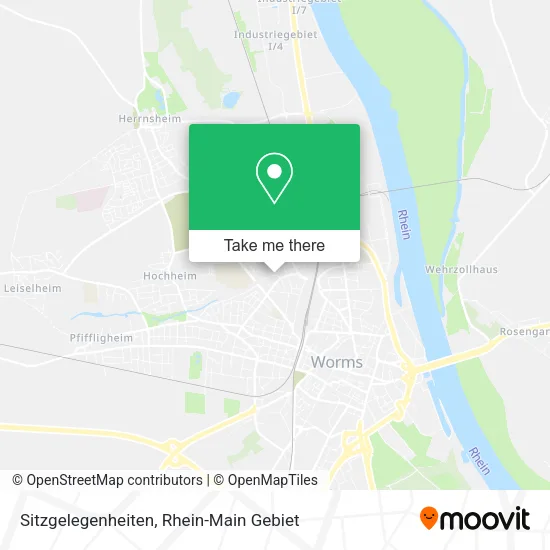 Карта Sitzgelegenheiten