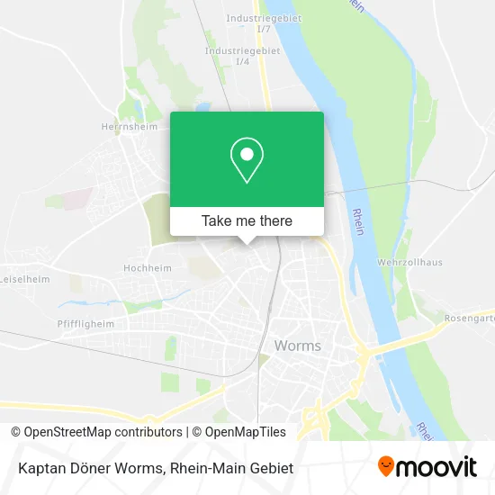 Карта Kaptan Döner Worms