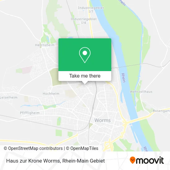 Карта Haus zur Krone Worms