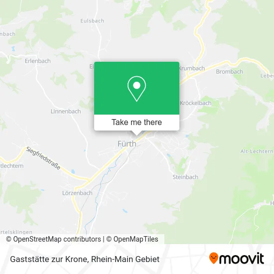 Карта Gaststätte zur Krone