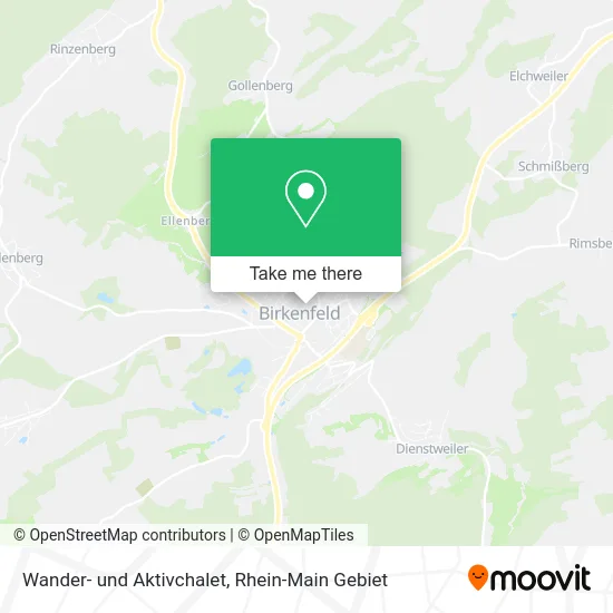 Карта Wander- und Aktivchalet