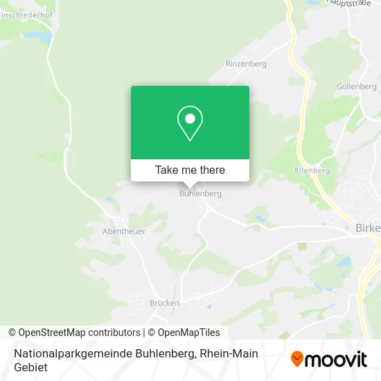 Карта Nationalparkgemeinde Buhlenberg