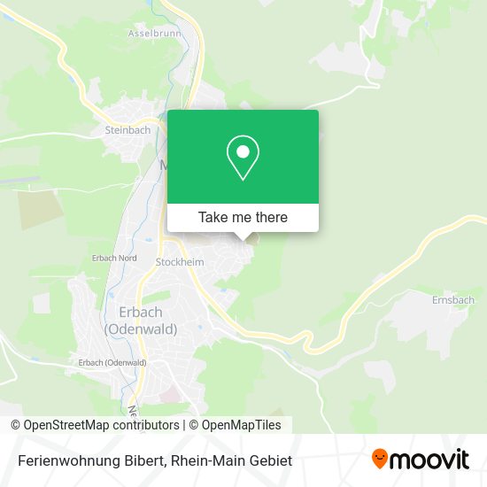 Карта Ferienwohnung Bibert