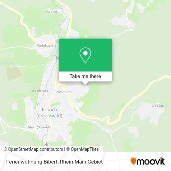 Карта Ferienwohnung Bibert