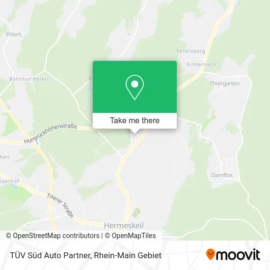 Карта TÜV Süd Auto Partner