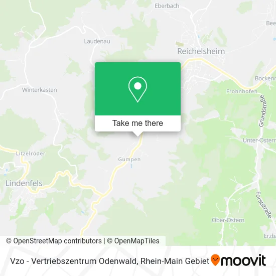 Карта Vzo - Vertriebszentrum Odenwald