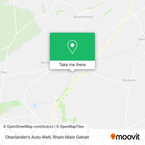 Карта Oberländer's Auto-Welt