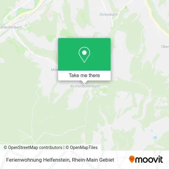 Карта Ferienwohnung Helfenstein
