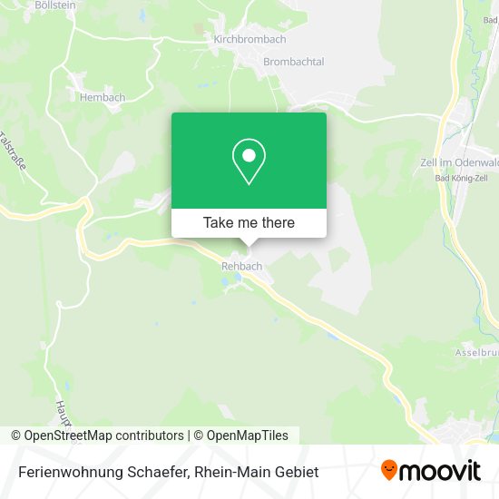 Карта Ferienwohnung Schaefer