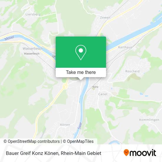 Карта Bauer Greif Konz Könen