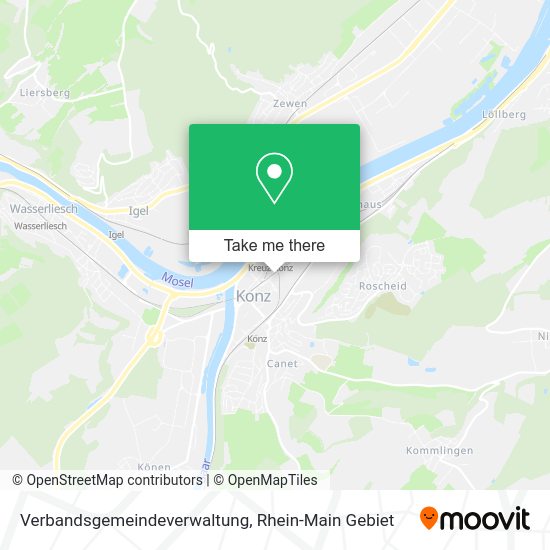 Карта Verbandsgemeindeverwaltung