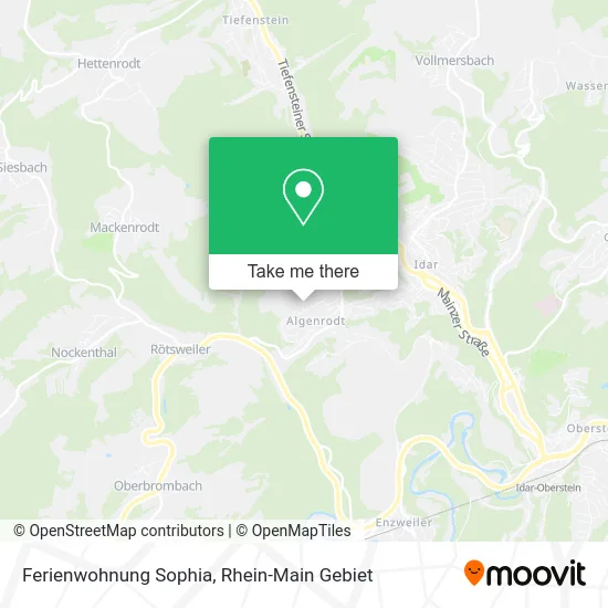 Ferienwohnung Sophia map