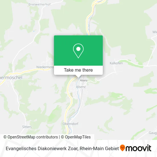 Карта Evangelisches Diakoniewerk Zoar