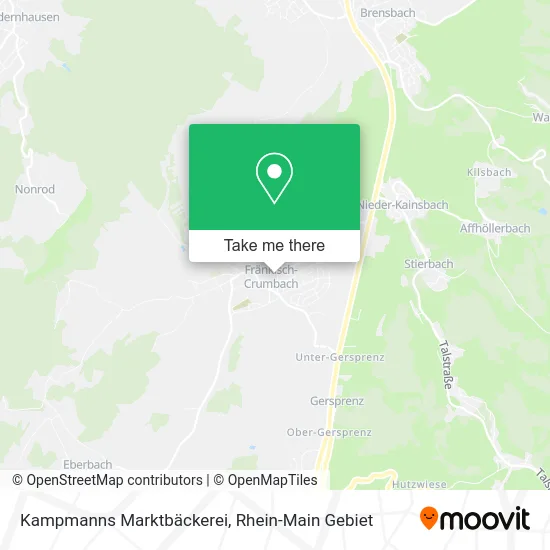 Карта Kampmanns Marktbäckerei