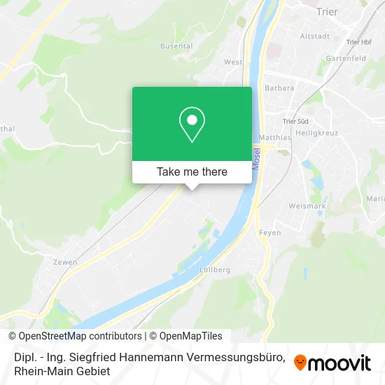 Карта Dipl. - Ing. Siegfried Hannemann Vermessungsbüro