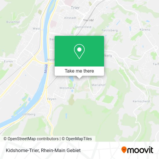 Карта Kidshome-Trier