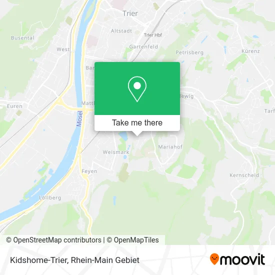 Карта Kidshome-Trier