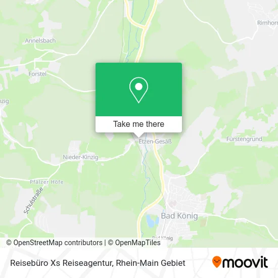 Карта Reisebüro Xs Reiseagentur