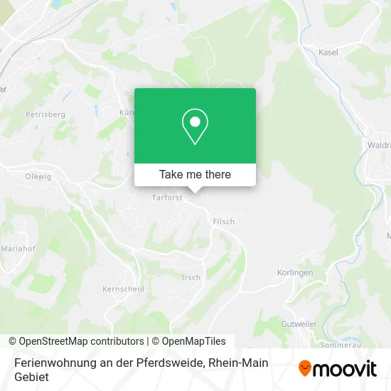 Карта Ferienwohnung an der Pferdsweide