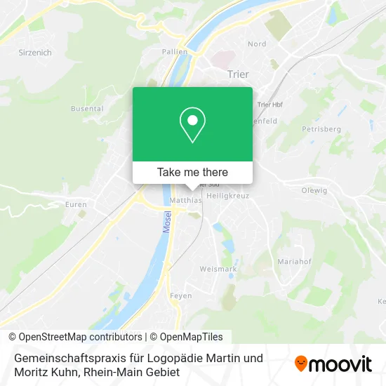 Карта Gemeinschaftspraxis für Logopädie Martin und Moritz Kuhn
