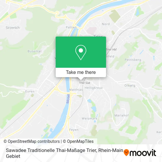 Sawadee Traditionelle Thai-Maßage Trier map