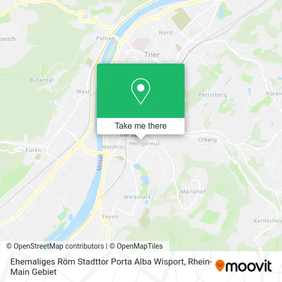 Карта Ehemaliges Röm Stadttor Porta Alba Wisport