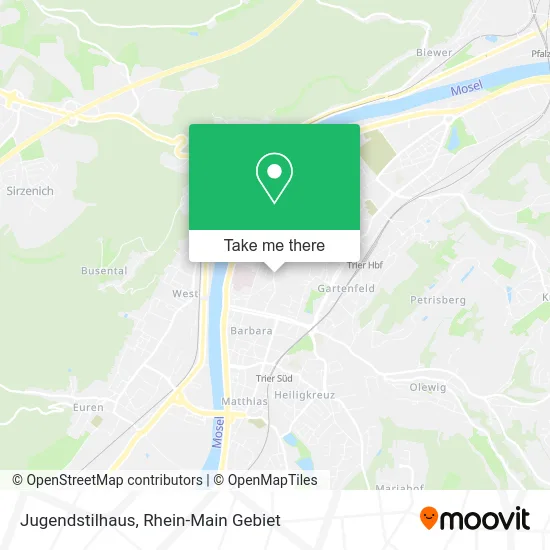 Карта Jugendstilhaus