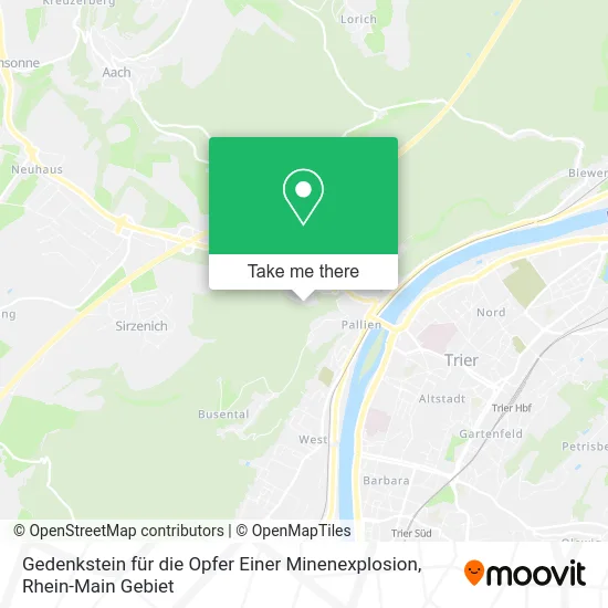 Карта Gedenkstein für die Opfer Einer Minenexplosion