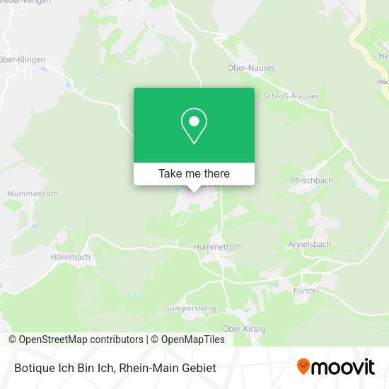 Карта Botique Ich Bin Ich