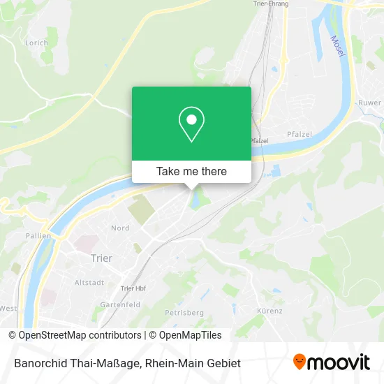 Карта Banorchid Thai-Maßage