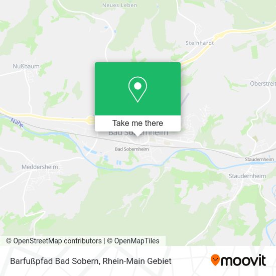 Карта Barfußpfad Bad Sobern
