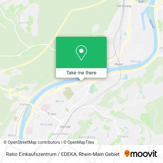 Карта Ratio Einkaufszentrum / EDEKA