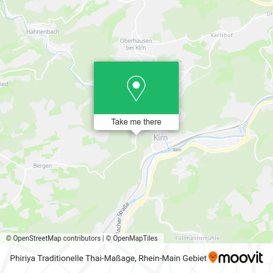 Карта Phiriya Traditionelle Thai-Maßage