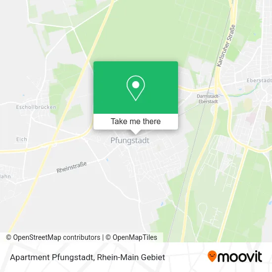 Карта Apartment Pfungstadt